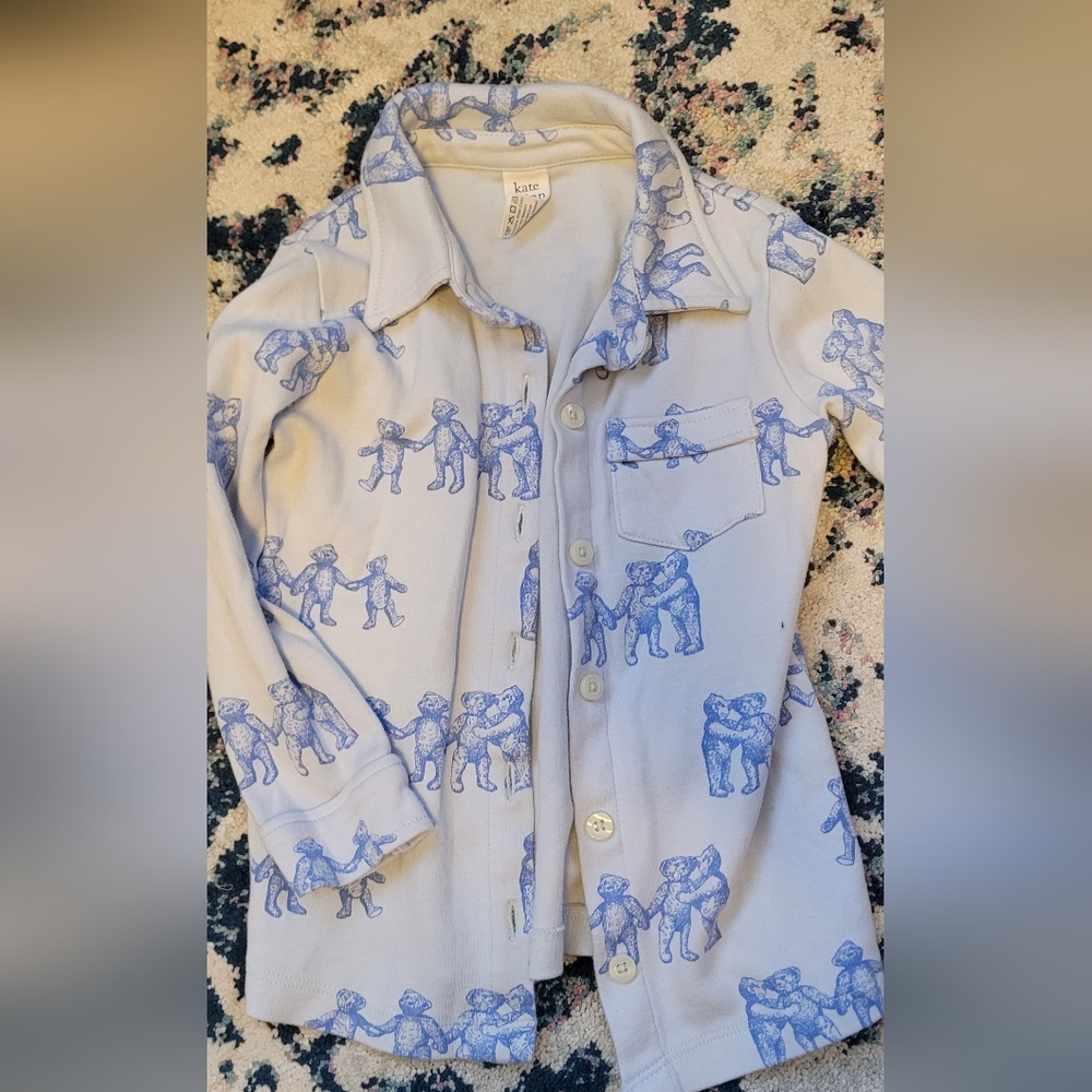 Kate Quinn Shirt with Bear Print